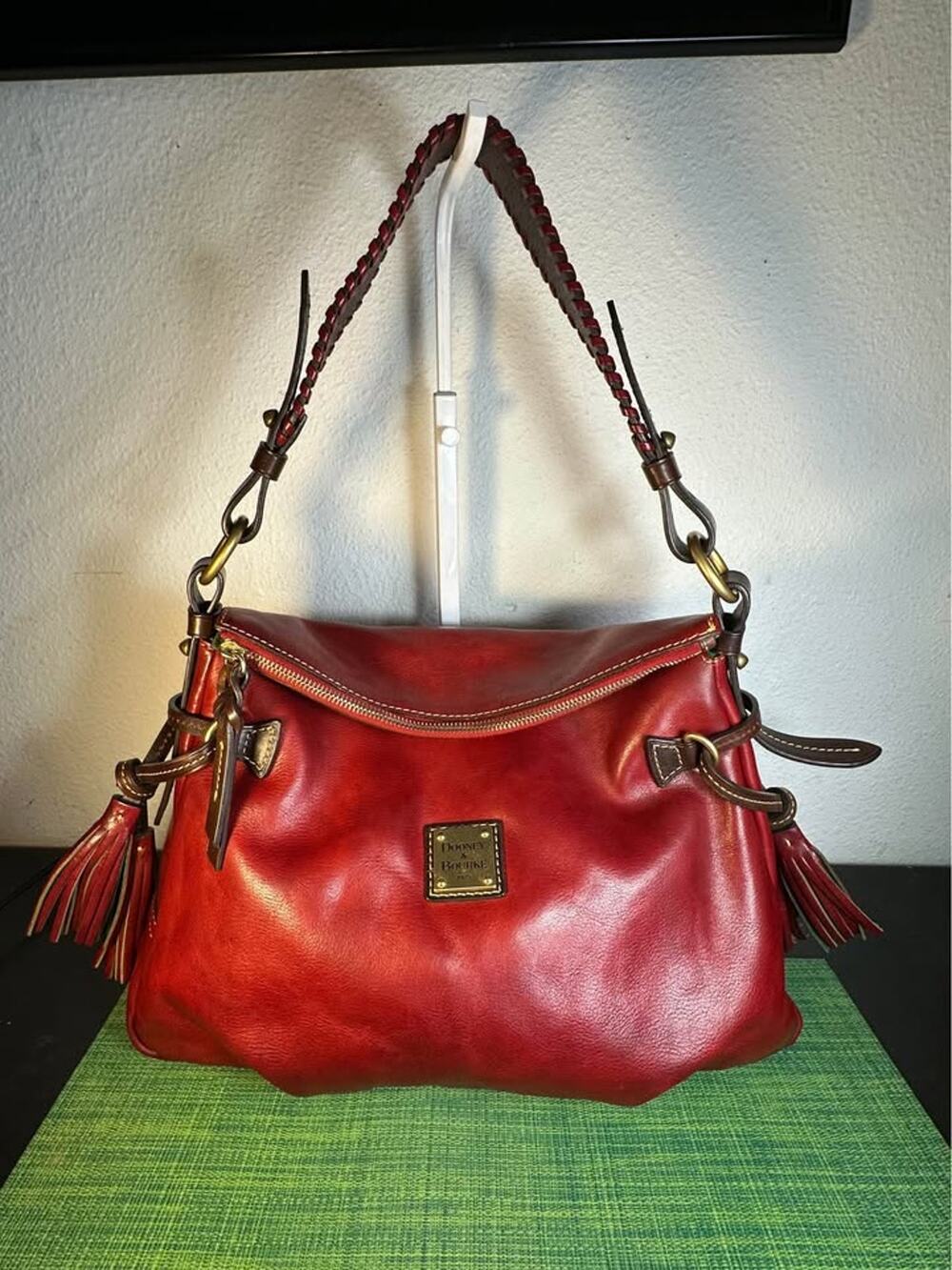 Dooney & Bourke Florentine Leather Teagan 30 Shoulder Bag